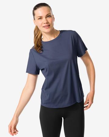 HEMA Damessportshirt donkerblauw beschikbaar voor biedingen