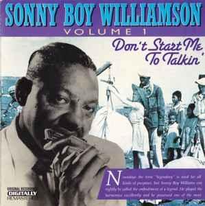 cd - Sonny Boy Williamson - Volume 1 Dont Start Me To Ta..., Cd's en Dvd's, Cd's | Overige Cd's, Zo goed als nieuw, Verzenden
