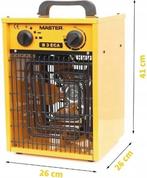 2dekans | Master werkplaatskachel elektrische heater met, Ophalen of Verzenden, Zo goed als nieuw