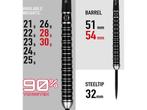 Harrows SUPERGRIP ULTRA - Steeltip dartpijl - 90% Tungsten, Sport en Fitness, Darts, Verzenden, Zo goed als nieuw
