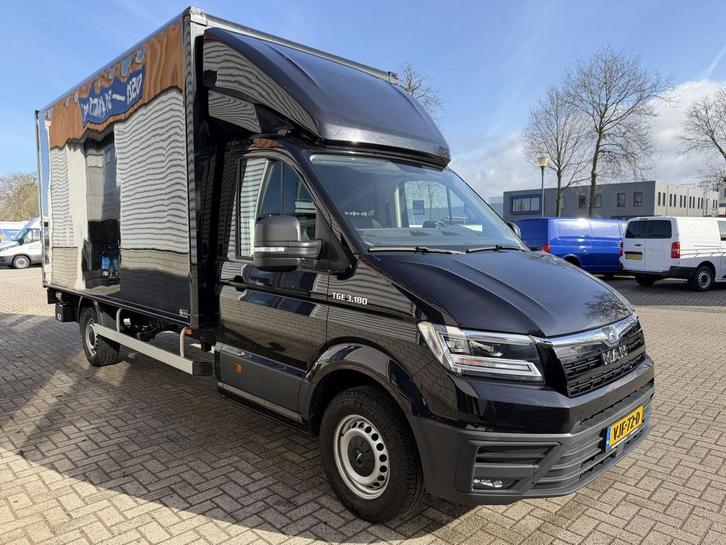 MAN TGE 35 2.0 Lang L4 Super Hoog 177pk bakwagen met Dhollan, Auto's, Bestelauto's, Onderhoudsboekje, Lease, Automaat, Overige kleuren
