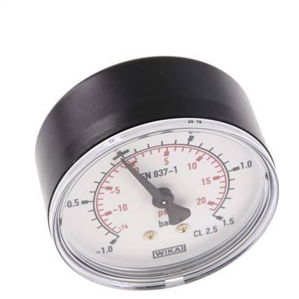 1..1.5 Bar Manometer Achteraansluiting Kunststof/Messing 63, Doe-het-zelf en Verbouw, Overige Doe-het-zelf en Verbouw, Nieuw, Verzenden