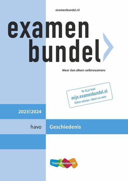 Examenbundel havo Geschiedenis 20232024 9789006648430, Boeken, Studieboeken en Cursussen, Zo goed als nieuw, Verzenden