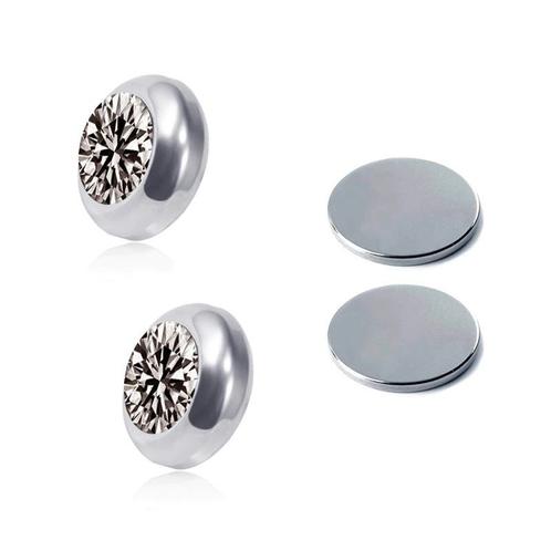 Fako Bijoux® - Oorbellen - Magneet - Magnetisch - RVS - 8mm, Sieraden, Tassen en Uiterlijk, Oorbellen, Verzenden