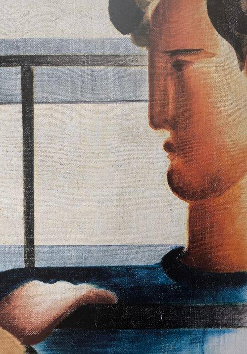 Oskar Schlemmer (after) (1888-1943) - Gruppe am Gelander,, Antiek en Kunst, Kunst | Tekeningen en Foto's