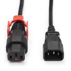 C14 naar C13 kabel | ACT | 3 meter (IEC lock), Verzenden, Nieuw