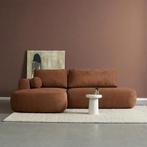 *WOONWINKEL* Hoek Slaapbank Chaise Longue Links Roest-oranje, Verzenden, Nieuw