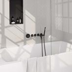 Inbouwthermostaatset Brauer Black Carving Incl Baduitloop en, Doe-het-zelf en Verbouw, Sanitair, Ophalen of Verzenden, Nieuw, Kraan