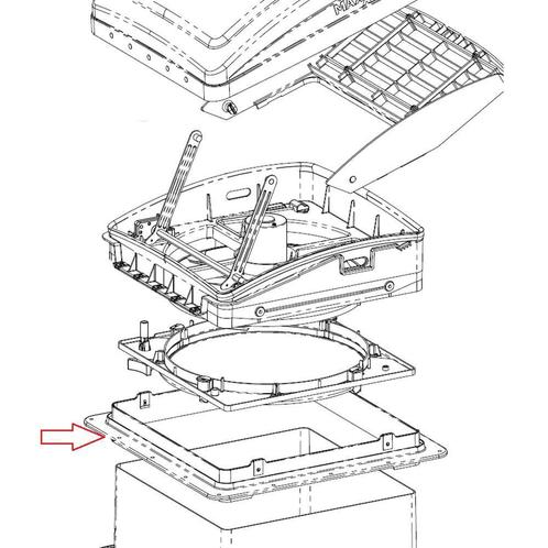 MaxxFan Binnenkader 40x40, Caravans en Kamperen, Kampeeraccessoires, Nieuw