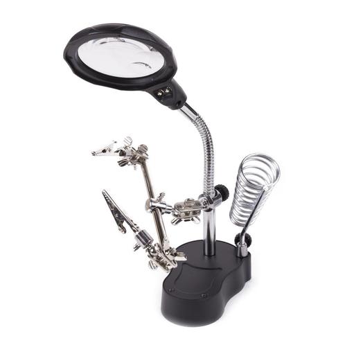 Benson Derde handje met LED-verlichting en vergrootglas -..., Doe-het-zelf en Verbouw, Gereedschap | Lasapparaten, Nieuw, Ophalen of Verzenden