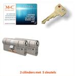 M&C 2 x Matrix Cilinder SKG*** met CERTIFICAAT, Doe-het-zelf en Verbouw, Verzenden, Nieuw