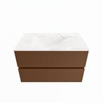 MONDIAZ VICA-DLUX 80cm badmeubel onderkast Rust 2 lades., Ophalen of Verzenden, Nieuw, Bad