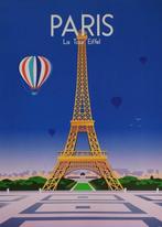 Raphael - Origial Travel Poster - PARIS  Eiffel Tower