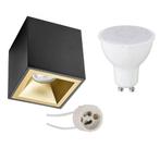 Voordeelset Opbouwspot Set - Pragmi Cliron Pro - GU10, Metaal of Aluminium, Nieuw, Ophalen of Verzenden, Led