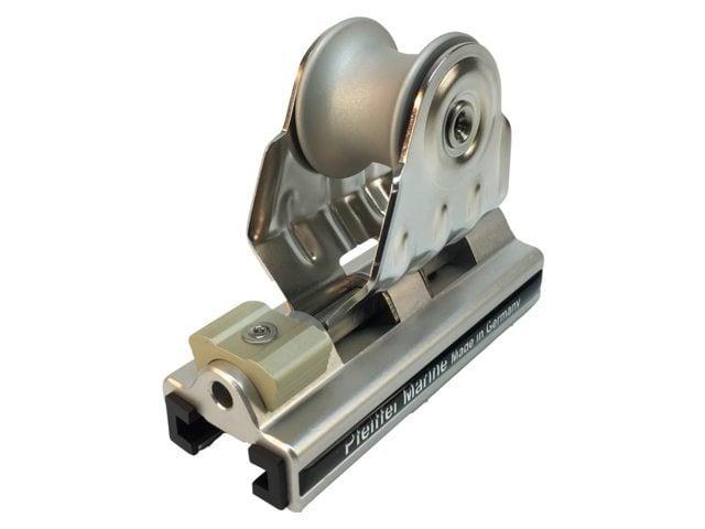 Pfeiffer Genuaslede met plunjer voor T-rail 32 mm, Watersport en Boten, Accessoires en Onderhoud, Ophalen of Verzenden