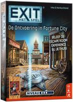 EXIT - De Ontvoering in Fortune City | 999 Games -, Hobby en Vrije tijd, Gezelschapsspellen | Bordspellen, Verzenden, Nieuw