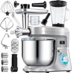 KESSER® 3-in-1 keukenmachine - Kneedmachine - 5,5L - Zilver, Verzenden, Nieuw