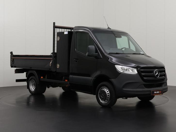 Mercedes Sprinter Kipper L5 H1 2019 Diesel Handgeschakeld, Auto's, Mercedes-Benz, Te koop, Zwart, Handgeschakeld, Financial lease