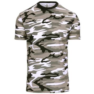 T-shirt camouflage zwart/wit urban-7 XXXL NIEUW