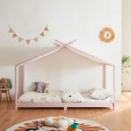Kinderbed Brome huisbed 90x200 cm roze [en.casa], Kinderen en Baby's, Kinderkamer | Bedden, Verzenden, Nieuw