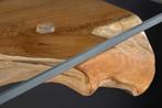 Massieve wandtafel ROOT 150cm naturel teakhout massief, Ophalen of Verzenden, Nieuw