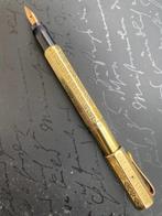 Waterman - safety pen laminata oro 18 KR - Vulpen, Verzamelen, Pennenverzamelingen, Nieuw