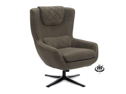 Veiling - Fauteuil Ninja - Draaibaar - Stof - Groen  - Olijf, Huis en Inrichting, Fauteuils
