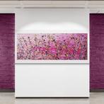 Myriam Carbonnier - Pink bouquet, Antiek en Kunst, Kunst | Schilderijen | Modern
