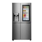 LG GSX960NEAZ Amerikaanse Koelkast Side By Side 601L Zwart, Witgoed en Apparatuur, Koelkasten en IJskasten, 200 liter of meer