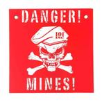 Plastic plaat danger mines, Doe-het-zelf en Verbouw, Platen en Panelen, Nieuw, Verzenden