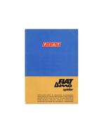 1968 FIAT DINO SPIDER CARROSSERIE ONDERDELENHANDBOEK, Auto diversen, Handleidingen en Instructieboekjes