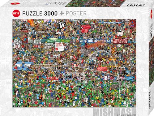 Alex Bennett - Football History (3000 stukjes) | Heye -, Hobby en Vrije tijd, Denksport en Puzzels, Nieuw, Verzenden