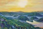 Stanislav Kunchev 1984 - Radiance above the hills - XL - No, Antiek en Kunst