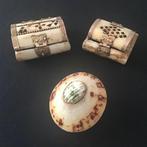 Sieradendoos - 2 kleine vintage trinket, snuisterij doosjes
