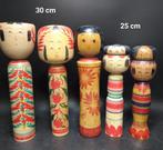 Beeldje (13) - Dertien traditionele vintage kokeshi, Antiek en Kunst