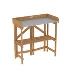 Royal Well Rachel inklapbare oppottafel 89x85x44 cm - hout, Verzenden, Nieuw