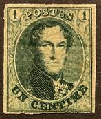 België 1861 - Leopold I - Medaillon 9 - 1 centimes, Gestempeld
