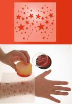 PXP Schmink Sjabloon Face Paint Sterren 12x13cm, Verzenden, Nieuw