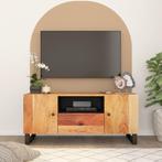 vidaXL Tv-meubel 105x33,5x46 cm massief acaciahout en, 100 tot 150 cm, Verzenden, Nieuw, Minder dan 100 cm