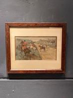 Ottokar Walter - Lijst - Hout - Antique Horse print