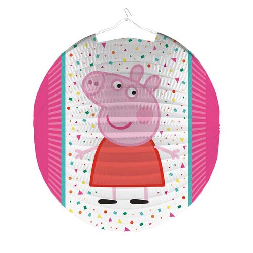 Peppa Pig Lampion Bol 25cm, Hobby en Vrije tijd, Feestartikelen, Nieuw, Verzenden