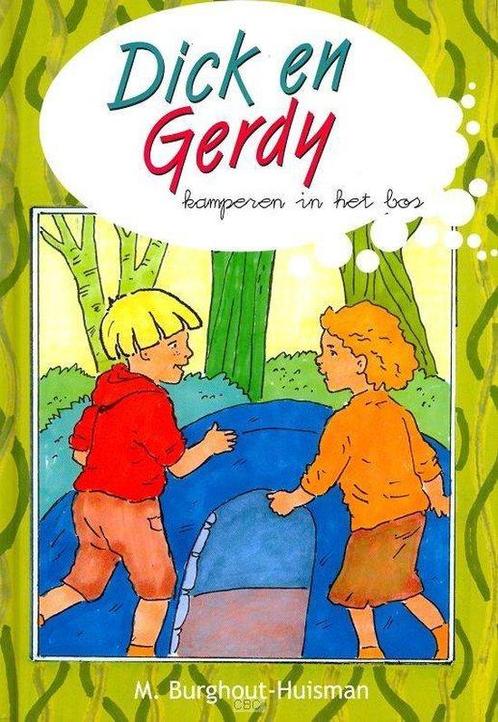Dick en gerdy kamperen in het bos 9789055517138 Burghout, Boeken, Kinderboeken | Jeugd | 13 jaar en ouder, Gelezen, Verzenden