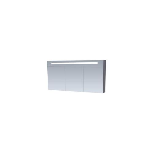 Spiegelkast Double Face Exclusive Line 140cm Hoogglans Grijs, Doe-het-zelf en Verbouw, Sanitair, Bad, Nieuw, Ophalen of Verzenden