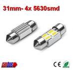 2x 12v Canbus 31mm 4 x 5630smd- 125 lumen, Nieuw, Verzenden