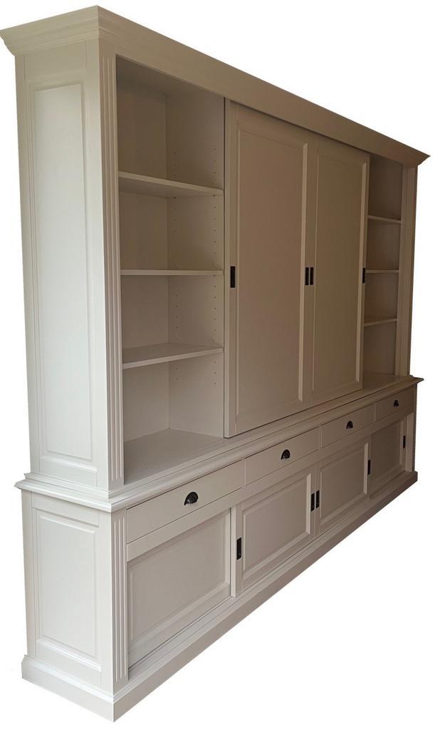 Buffetkast wit Landsmeer 320 x 240 cm dichte middendeuren, Huis en Inrichting, Kasten | Buffetkasten, Ophalen of Verzenden