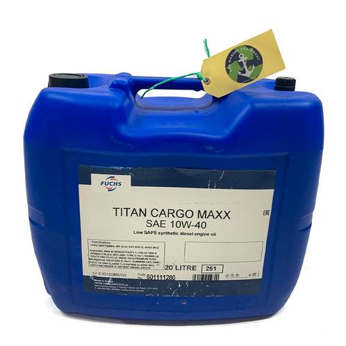 Fuchs Titan Cargo Maxx Motorolie 10w40 20Ltr, Zakelijke goederen, Machines en Bouw | Overig, Verzenden