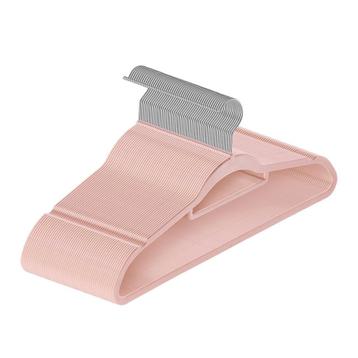 Fluwelen Kleerhangers / Kledinghanger - 50 Stuks - Roze - An beschikbaar voor biedingen