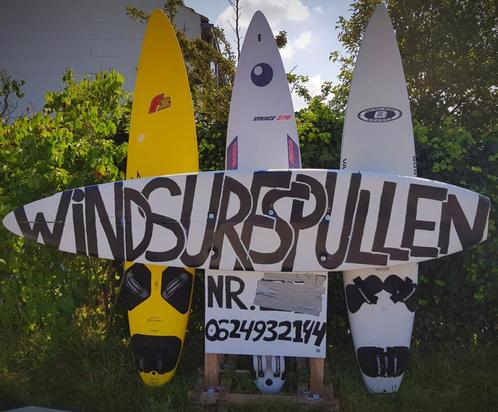 Tweedehands windsurfsets voor beginners en herintreders, Watersport en Boten, Windsurfen, Complete set, Gebruikt, Met vin(nen)