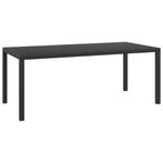 Tuintafel HKC Zwart - Stoere Tuin Tafel - OP=OP, Ophalen of Verzenden, Nieuw, Rechthoekig, Aluminium