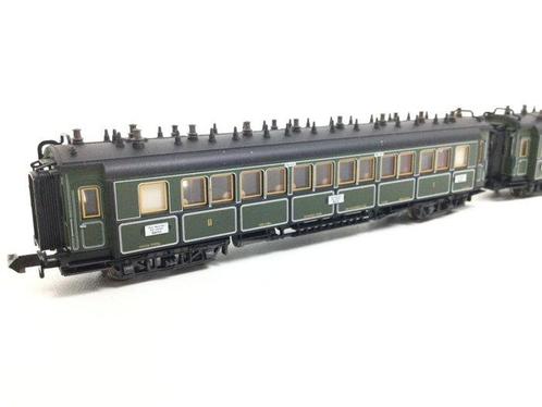 Minitrix N - 3184/3185/3185 - Modeltrein personenwagen (4) -, Hobby en Vrije tijd, Modeltreinen | N-Spoor